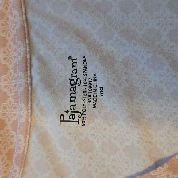 Pajamagram Pink Patterned Pajama Set. Top And Bottoms - Picture 2 of 7